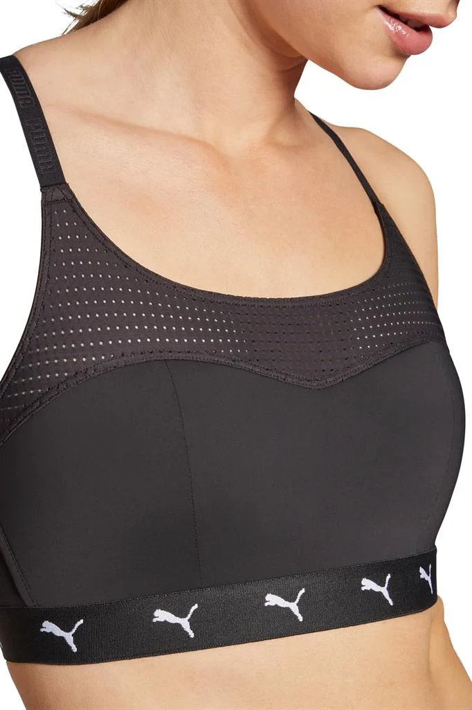 Puma Padded Sport Top Dames Zwart-XS