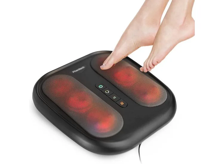 QLT 2 in 1 voetmassage - Shiatsu - infrarood - Zwart