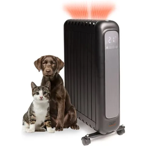 QLT Olievrije Radiator Wifi - Zwart
