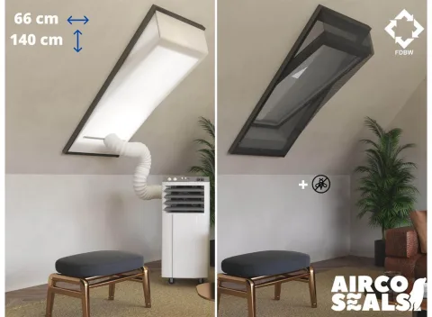 Raamafdichtingskit Mobiele Airco - Met Hor - 66 x 140 cm Velux FK08