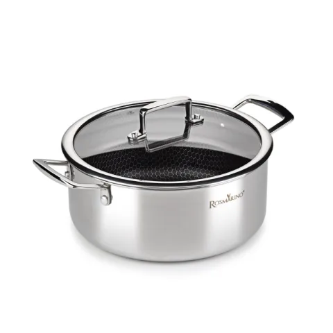 Rosmarino HEXAPRO Braadpan met deksel 24cm