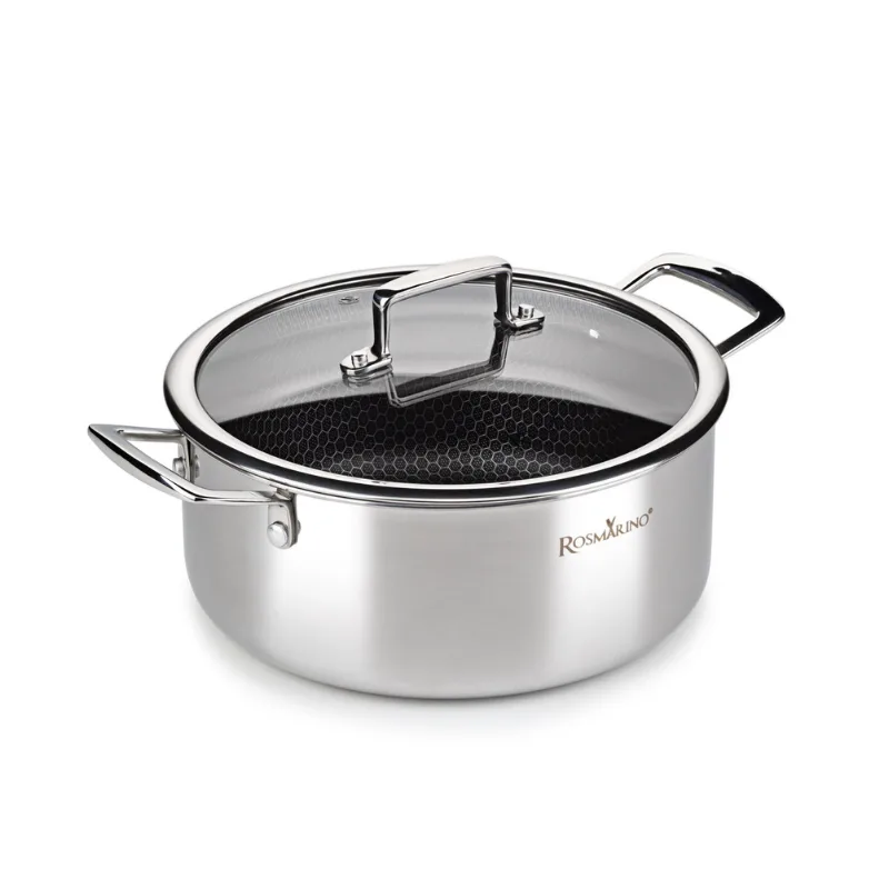 Rosmarino HEXAPRO Braadpan met deksel 24cm