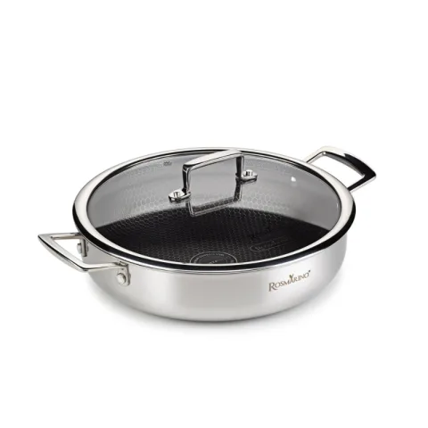 Rosmarino HEXAPRO Lage Braadpan met deksel 28cm