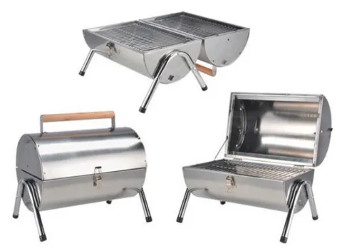 RVS Houtskool Barbecue - Gemakkelijk mee te nemen