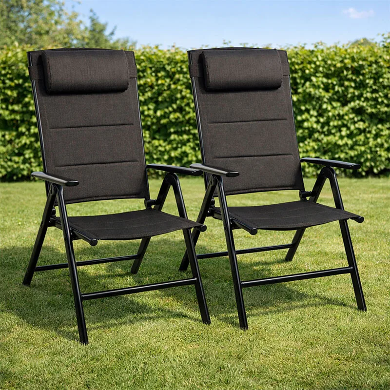 Set van 2 FlinQ Opvouwbare Tuinstoelen Luma