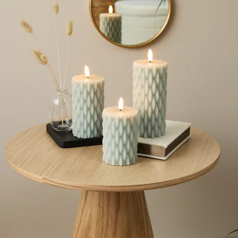 Set van 3 Lifa Living Luxe LED Kaarsen