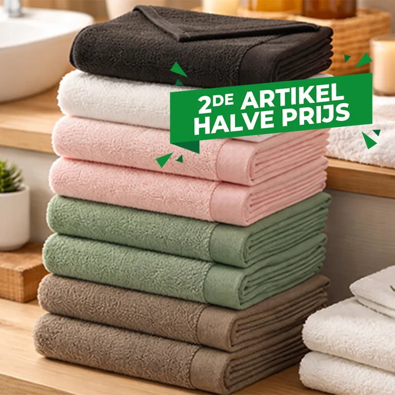Set van 4 Ten Cate 100% Katoenen Handdoeken