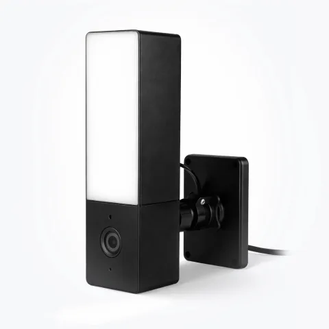 Slimme buitencamera met schijnwerper op wifi - Met ingebouwde lamp en microfoon - Nachtvisie