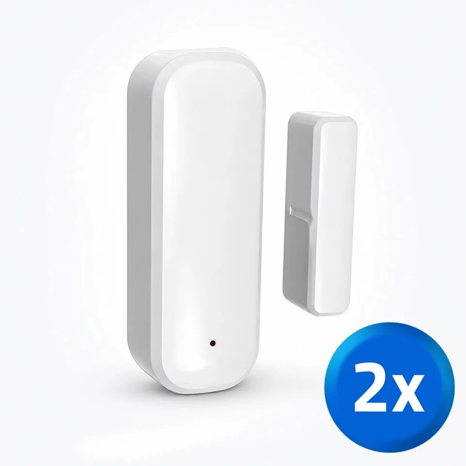 Slimme Zigbee deursensor - Set van 2