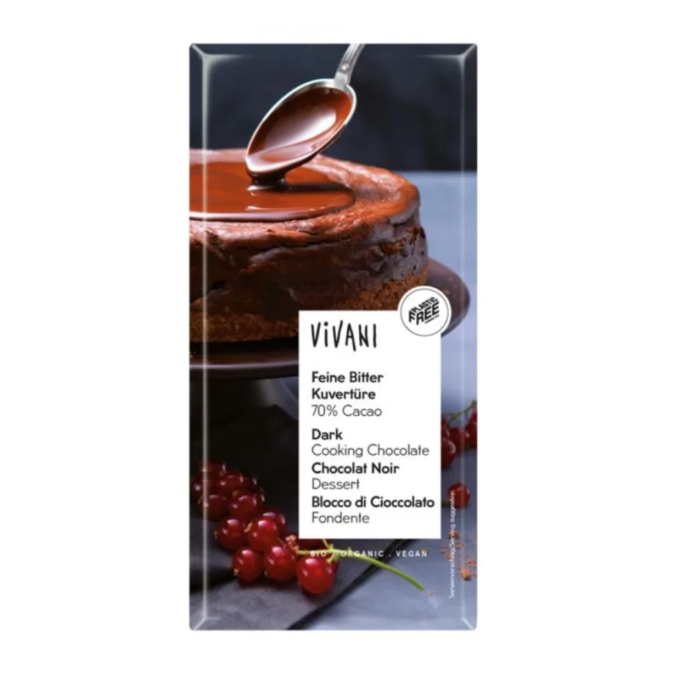 Smeltchocolade puur converture - 150 gram