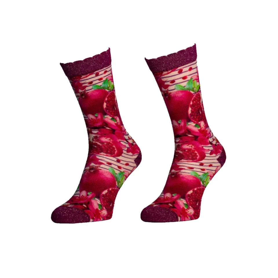 Sock My Feet Sokken Dames Pomegrenate-35/38