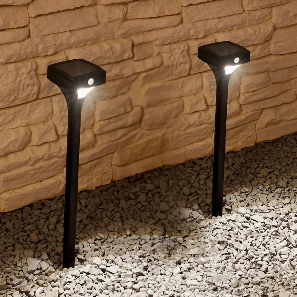 Solar priklamp move ii padverlichting zwart met bewegingssensor