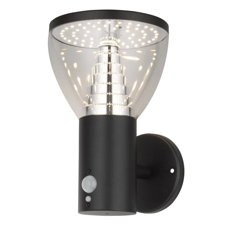 Solar wandlamp spiez met bewegingssensor