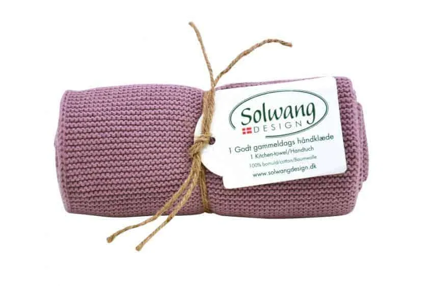 Solwang design - keukendoek - dusty roze .