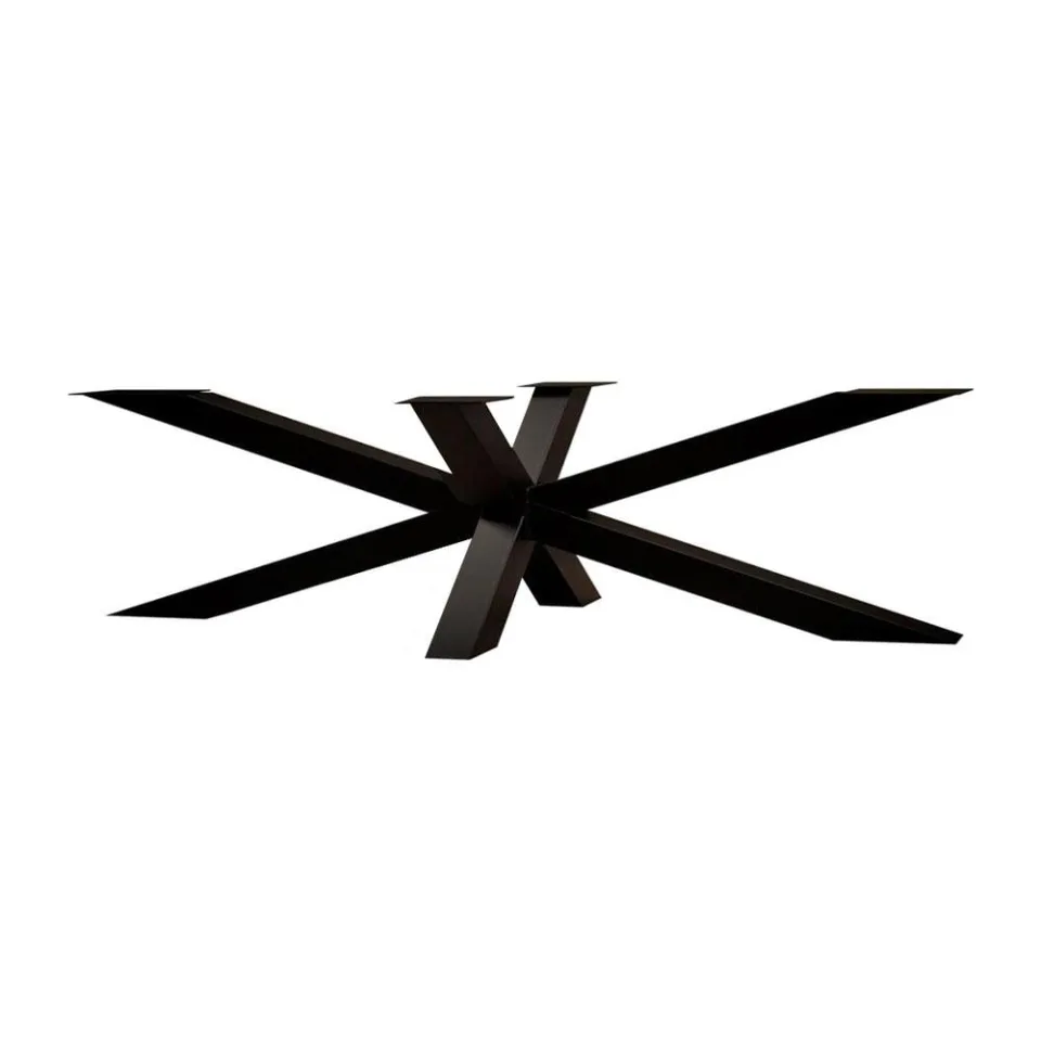 Stalen matrix zwart spinpoot 280 bij 60 cm en hoogte 69 cm (10 x 10 cm)