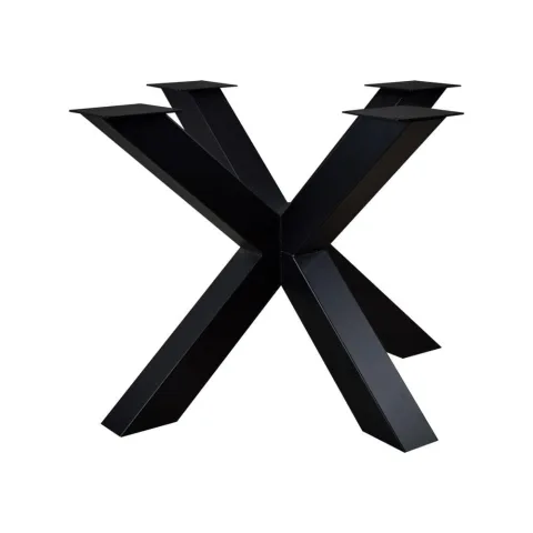 Stalen matrix zwart spinpoot 80 bij 80 cm en hoogte 72 cm (10 x 10 cm)