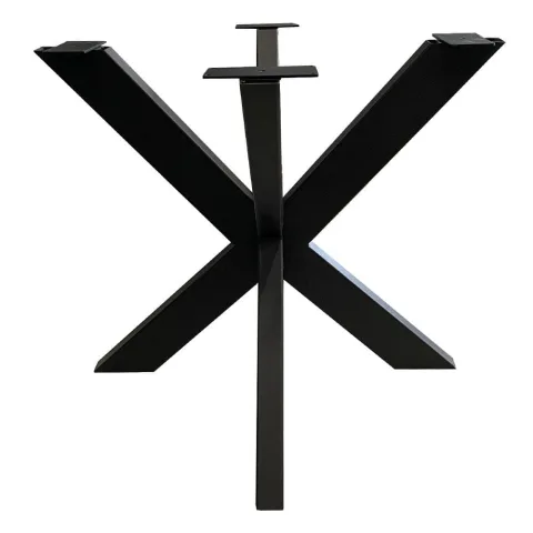 Stalen matrix zwart spinpoot 85 bij 85 cm en hoogte 72 cm (5 x 10 cm)