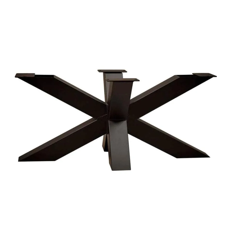 Stalen matrix zwart spinpoot 90 bij 60 cm en hoogte 40 cm (6 x 6 cm)