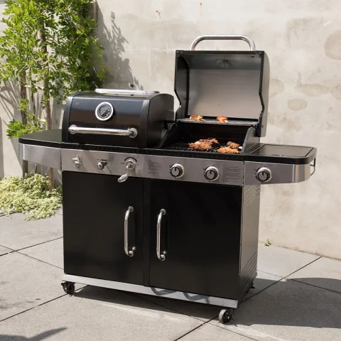 SUMM Magnus Hybride Barbecue Gas & Houtskool