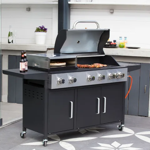 SUMM Salvatore Gas Barbecue met Pizza Oven