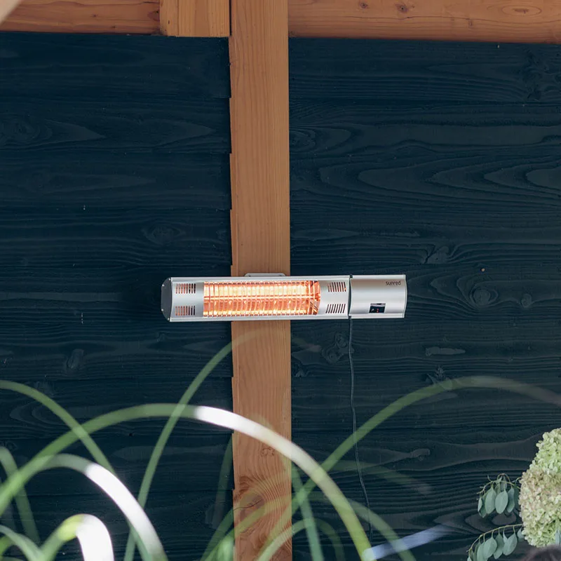 Sunred Terrasverwarmer Ultra Wand Silver 2000 Watt