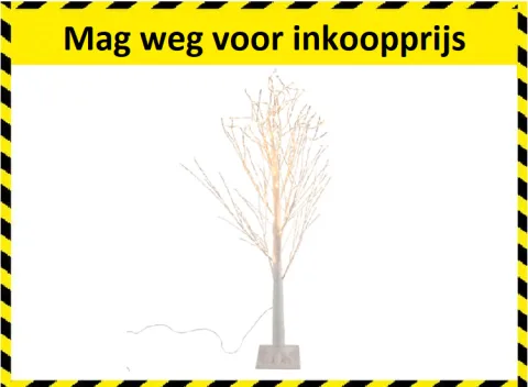 Svenska Living Kunstkerstboom 500 LED - 120 cm - IP44 - Wit