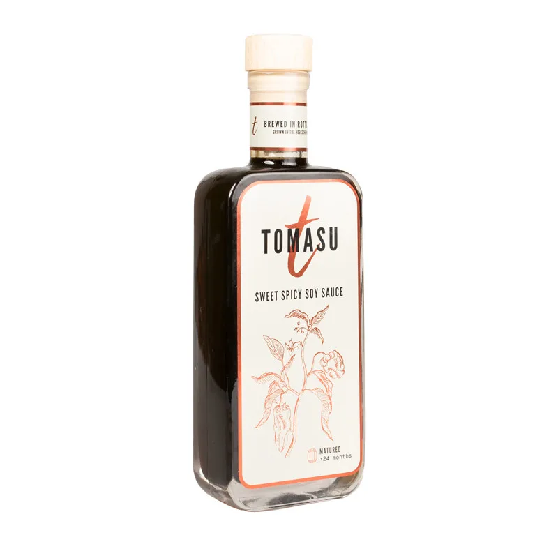 Tomasu - sweet spicy Soy Sauce - 200 ml .