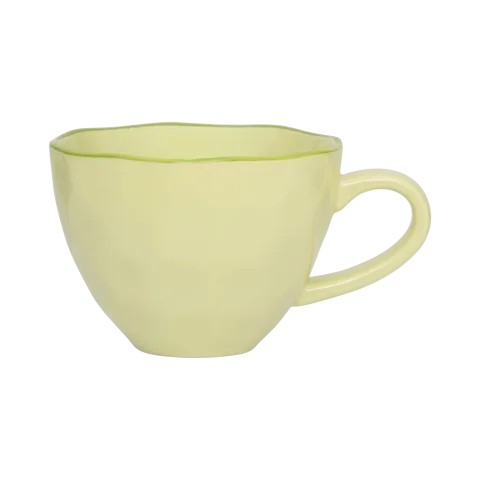 Urban Nature Culture - Good Morning Cup Cappuccino - sculpted - Pale Green .