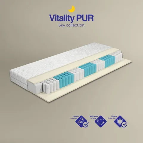 Vitality Pur Sky Comfort Pocketvering Matras