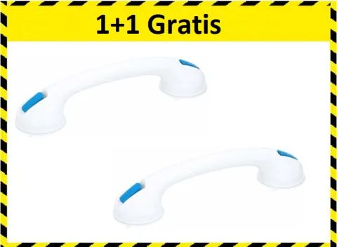 Vivamore - Badkamer Handgreep met Zuignap - 1+1 Gratis