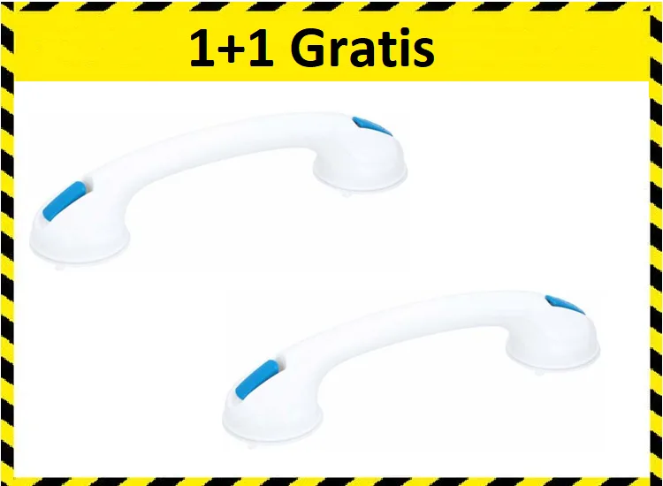 Vivamore - Badkamer Handgreep met Zuignap - 1+1 Gratis