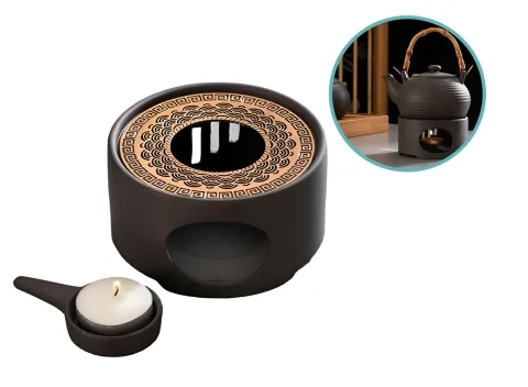 XEMM Rechaud - Warmhoudplaatje Theepot - Zwart - ø14.5cm