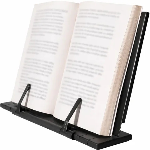 XEMM Verstelbare Boekenstandaard - 7 Standen - Metaal - Zwart