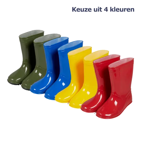 XQ Kinder Regenlaarzen Geel-34