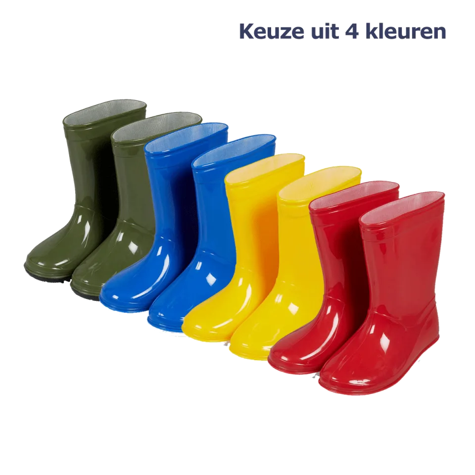 XQ Kinder Regenlaarzen Geel-34