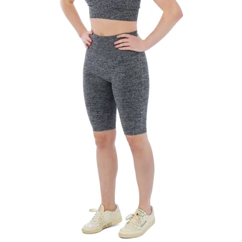 Xtreme Sportswear Korte Sportlegging Dames Short Antraciet Melange-S