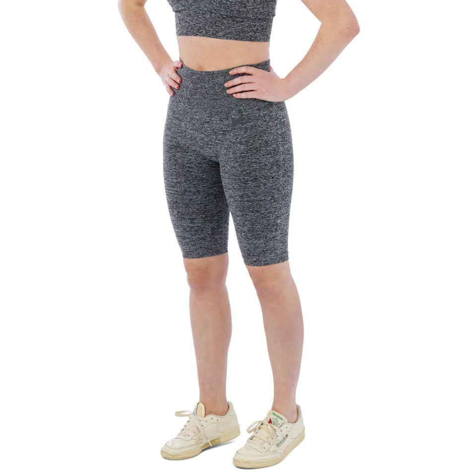 Xtreme Sportswear Korte Sportlegging Dames Short Antraciet Melange-S